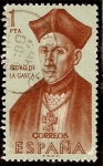 Stamps : Europe : Spain :  Pedro de la Gasca
