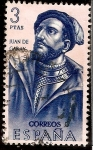 Stamps Spain -  Juan de Garay