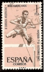 Stamps Spain -  II Juegos Atléticos Iberoamericanos - Carrera de vallas