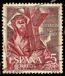 Sellos de Europa - Espa�a -  Cristo con la Cruz - El Greco