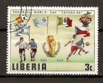 Sellos del Mundo : Africa : Liberia : Mundial de Futbol España 82