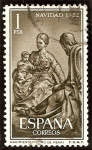 Stamps Spain -  Nacimiento - Pedro de Mena