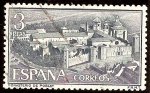 Stamps Spain -  Rea Monasterio de Santa María de Poblet - Vista general