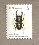 Stamps : Asia : Taiwan :  Escarabajos de Taiwán