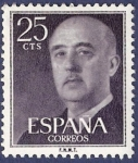 Stamps Spain -  Edifil 1146 Serie básica Franco 0,25