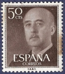 Stamps Spain -  Edifil 1149 Serie básica Franco 0,50