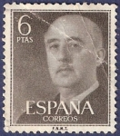 Stamps Spain -  Edifil 1161 Serie básica Franco 6