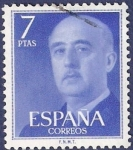 Stamps Spain -  Edifil 2226 Serie básica Franco 7