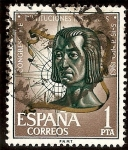 Stamps Spain -  Congreso de Instituciones Hispánicas - Colón