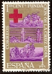 Stamps Spain -  Centenario de la Cruz Roja Internacional - Buen samaritano