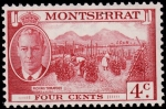 Stamps United Kingdom -  MONTSERRAT-recogiendo tomates