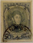 Stamps : America : Argentina :  General Jose de San Martin