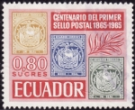 Stamps Ecuador -  Centenario del Primer sello de Ecuador