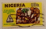 Stamps : Africa : Niger :  1st All-Africa Scout Jamboree 1977