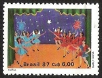 Stamps : America : Brazil :  MARLY MOTA- BAILARINAS