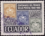 Sellos de America - Ecuador -  Centenario del Primer sello de Ecuador
