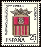 Stamps Spain -  LXXV aniversario de la coronación de Ntra. Sra. de la Merced - Escudo de la Orden