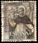 Stamps Spain -  LXXV aniversario de la coronación de Ntra. Sra. de la Merced - San Raimundo de Peñafort