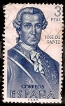 Stamps Spain -  Forjadores de América - José de Gálvez