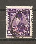 Stamps Egypt -  Farouk 1