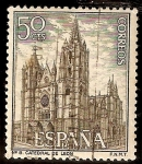 Stamps Spain -  Catedral de León