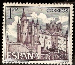 Stamps Spain -  Alcazar de Segovia