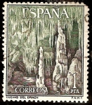 Stamps Spain -  Cuevas de Drach (Mallorca)