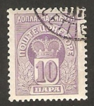 Stamps Europe - Montenegro -  sello tasa