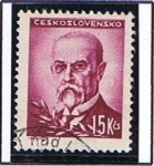 Stamps : Europe : Czechoslovakia :  Tomas Masaryk