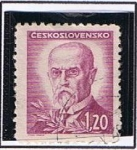 Stamps : Europe : Czechoslovakia :  Tomas Masaryk