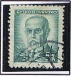 Sellos de Europa - Checoslovaquia -  Tomas masaryk