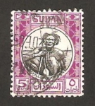 Stamps Sudan -  guerrero shilluck 