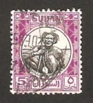 Sellos del Mundo : Africa : Sudn : guerrero shilluck 
