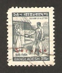 Stamps : Asia : Bangladesh :  distribución del correo