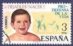 Stamps Spain -  Edifil 2282 Pro defensa de la vida 3