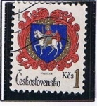 Stamps Czechoslovakia -  Escudo de Martin