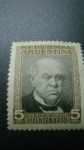 Stamps America - Argentina -  centenario nacimiento Sarmieto -