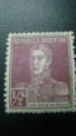 Stamps Argentina -  Gral Josè de San Martin