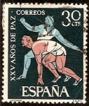 Stamps Spain -  XXV años de Paz Española - Deportes
