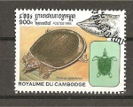 Stamps Cambodia -  Tortugas.