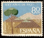 Stamps : Europe : Spain :  XXV aniversario de Paz Española - Repoblación forestal