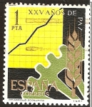 Stamps Spain -  XXV aniversario de Paz Española - Desarrollo de la producción