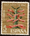Stamps : Europe : Spain :  XXV aniversario de Paz Española - Investigación