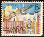 Stamps Spain -  XXV aniversario de Paz Española - Turismo