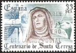 Stamps Europe - Spain -  CENTENARIO SANTA TERESA