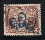 Stamps Colombia -  DOBLE IMAGEN.