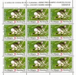 Sellos de Europa - Espa�a -  minipriego de 12 sellos ,BARCELONA