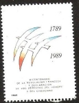Stamps France -  BICENTENARIO REVOLUCION FRANCESA