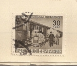 Stamps Bulgaria -  Tren correo