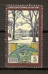Stamps Germany -  DDR Parques / Worlitz